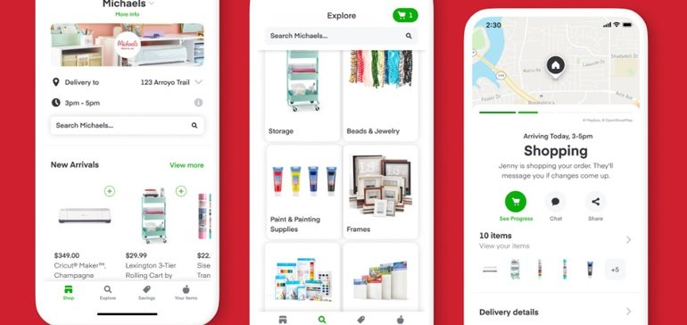 Michaels تطلق Instacart التجريبي للتسليم في مدن مختارة