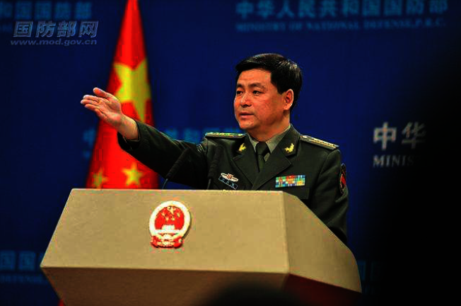 中國國防部新聞發言人任國強。（中國國防部官網）
