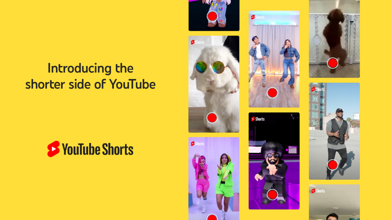 YouTube 与 The Weeknd、BTS、Doja Cat 合作推广其 TikTok 风格的短视频