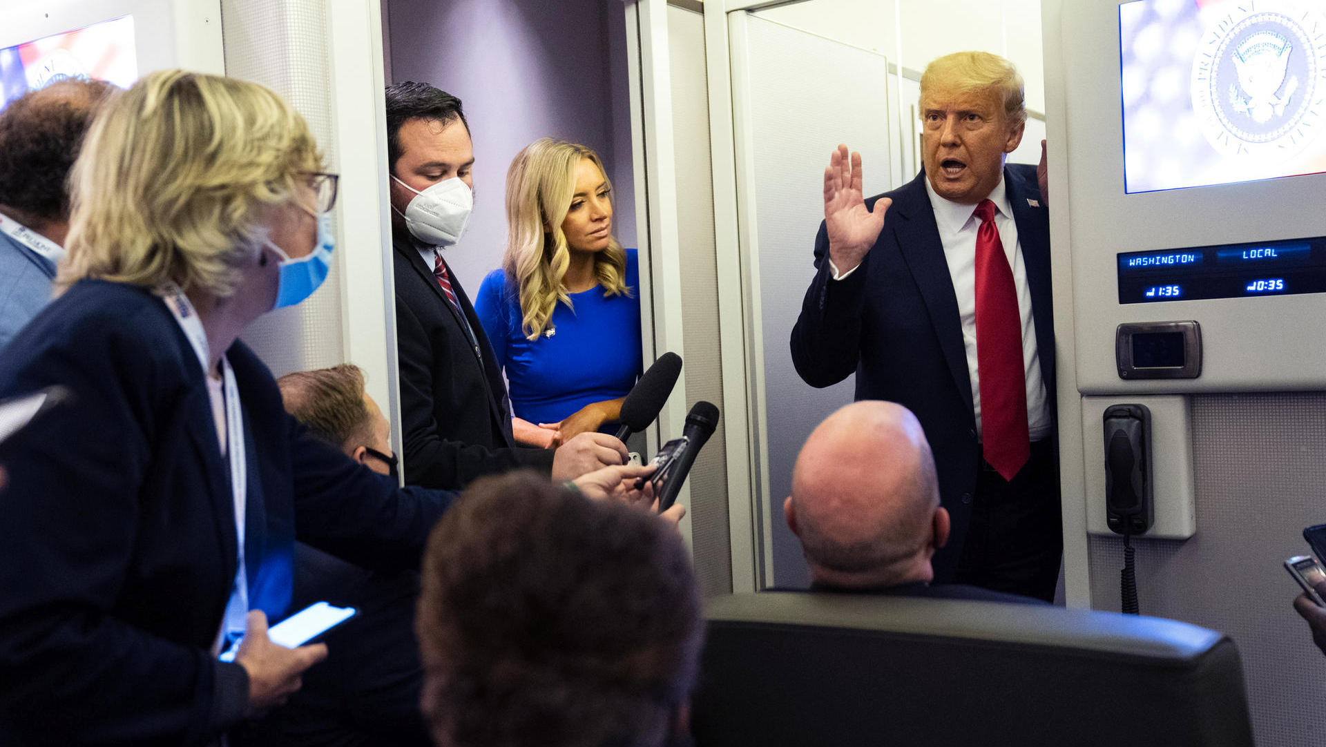 Trump verspottet Biden in internationaler Telefonkonferenz