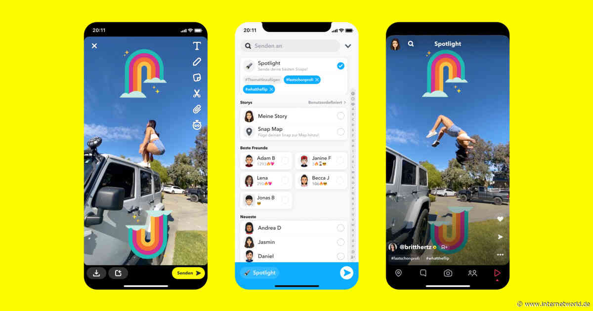 Snapchat gibt nun Creators Chance auf Geldgewinn - Online Marketing nachrichten