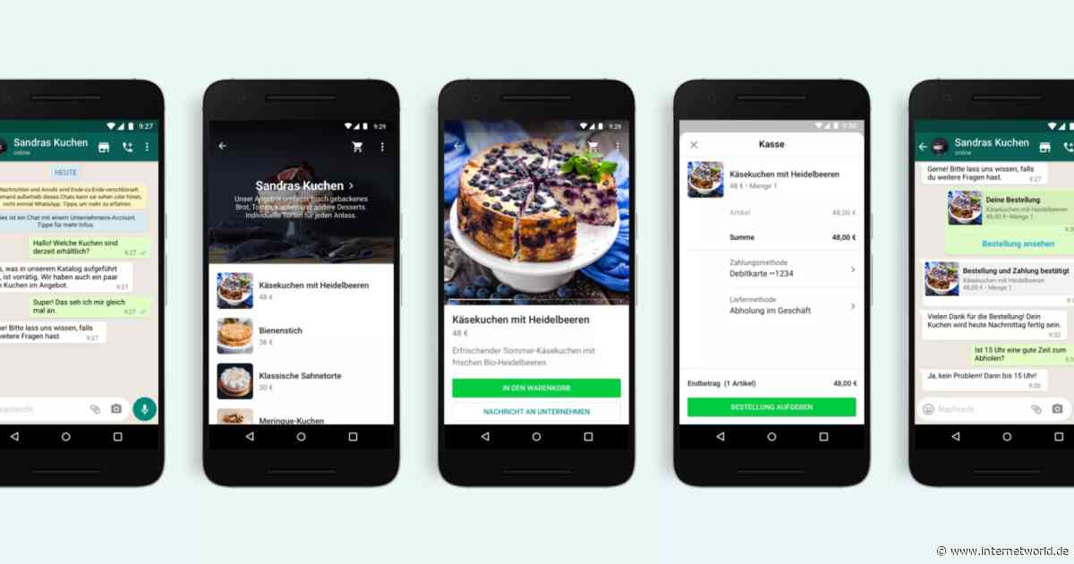 WhatsApp rollt Kauf-Button weltweit aus - Online Marketing nachrichten