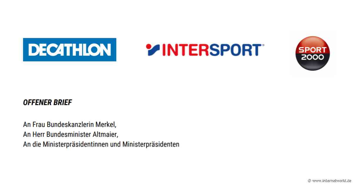 Sportartikelhändler fordern Ausnahmeregelung im Lockdown - Online Marketing nachrichten