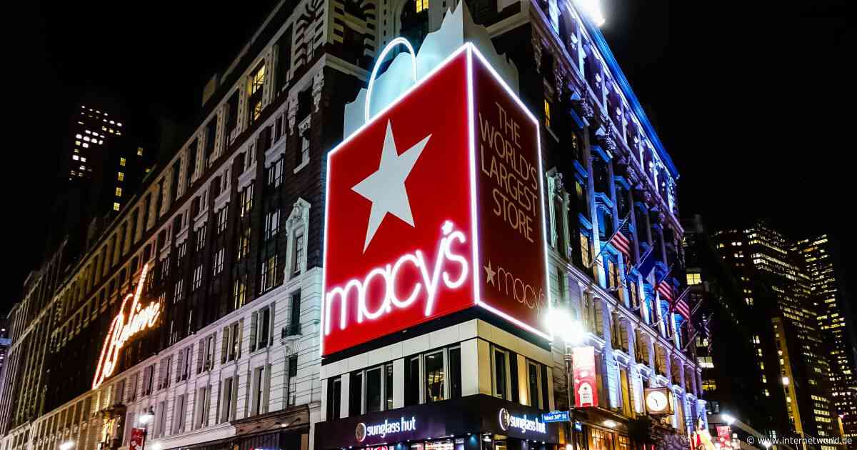 US-Kaufhaus-Ikone Macy's schreibt dank Online wieder schwarze Zahlen - Online Marketing nachrichten
