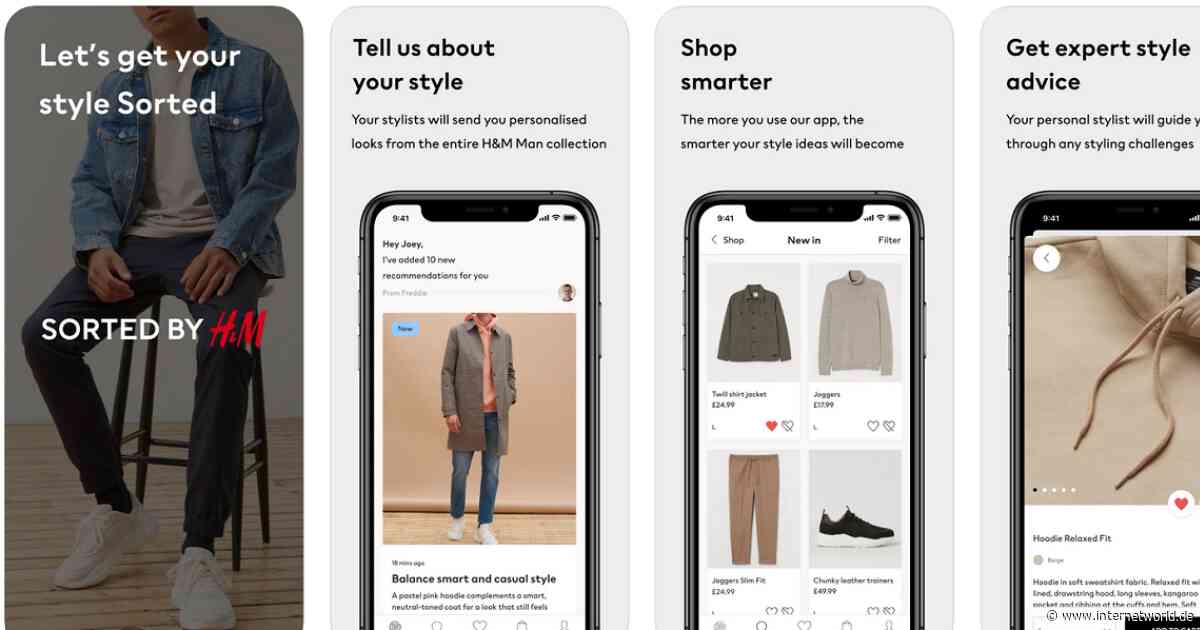 H&M launcht App, die Männer beim Styling berät - Online Marketing nachrichten