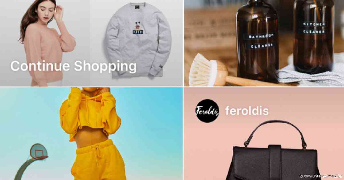 Instagram führt neue Werbemöglichkeiten im Shop Tab ein - Online Marketing nachrichten