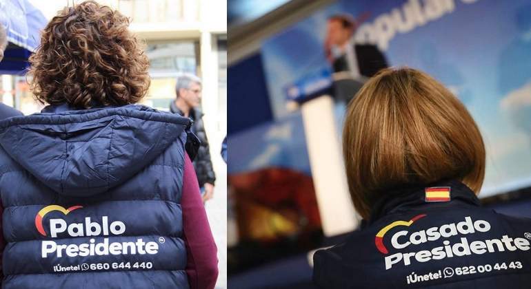 El chaleco acolchado se convierte en el protagonista de la campaña del PP y Pablo Casado
