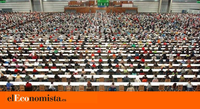 Un total de 126.376 opositores optarán a las 8.102 plazas convocadas por la Administración General del Estado