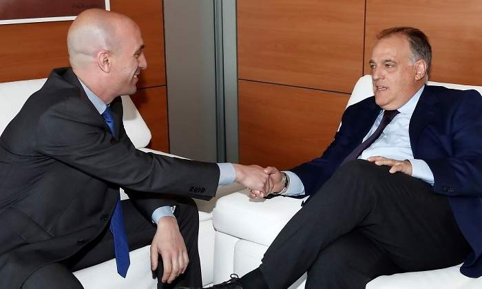 LaLiga solicita la inhabilitación de Luis Rubiales y la RFEF responde querellándose contra Tebas