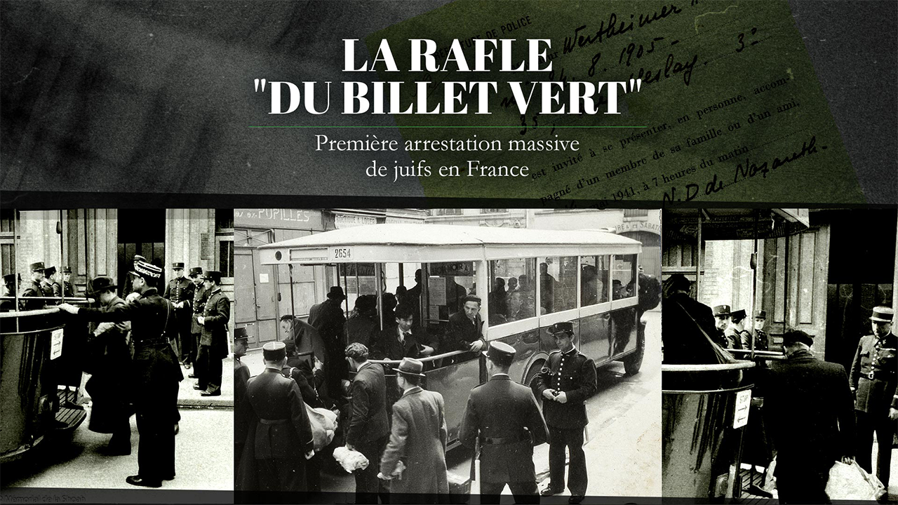 première arrestation massive de juifs en France