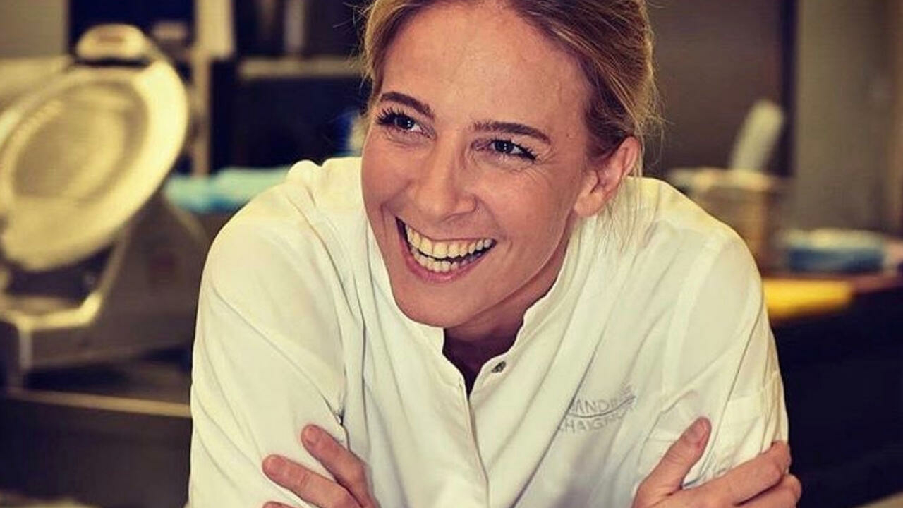 La cheffe Amandine Chaignot, épicière le temps d'un confinement