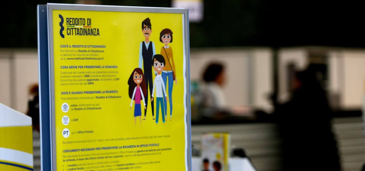 Reddito di Cittadinanza alle poste