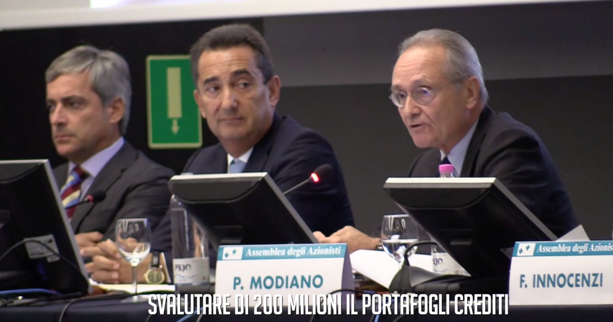 Carige, Modiano all'assemblea dei soci ricorda: "Svalutare di 200 milioni il portafoglio crediti senza paracadute fu scelta drammatica"