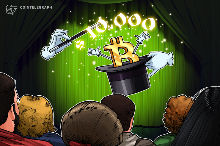 Dopo l'improvviso calo della scorsa settimana, Bitcoin ritorna sopra quota 10.000$