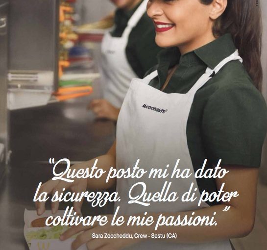 Le opportunità lavorative di McDonald's nella nuova campagna di Leo Burnett