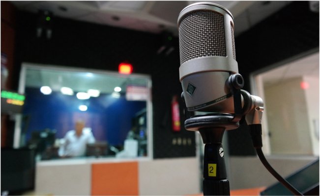 Micrófono de radio