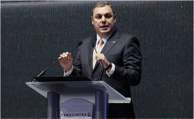Enoch Castellanos, presidente de la Canacintra