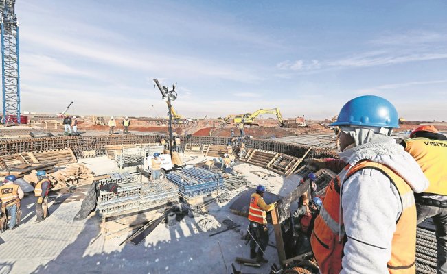 Construcción del aeropuerto de Texcoco