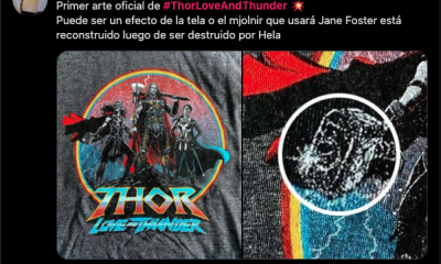 Camiseta revela primeras imágenes de Thor: Love and Thunder