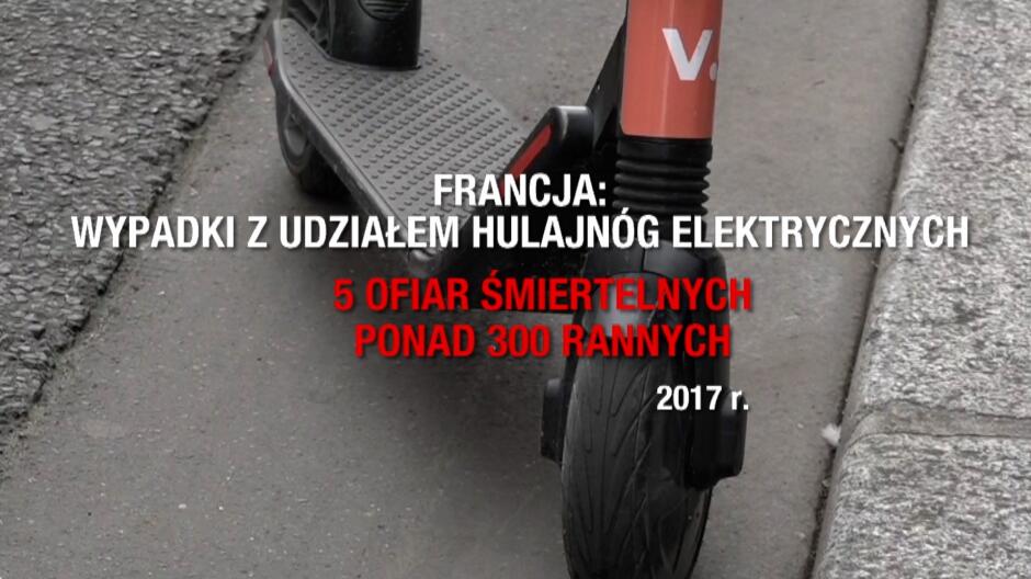 Nie do końca bezpieczne hulanie na hulajnogach
