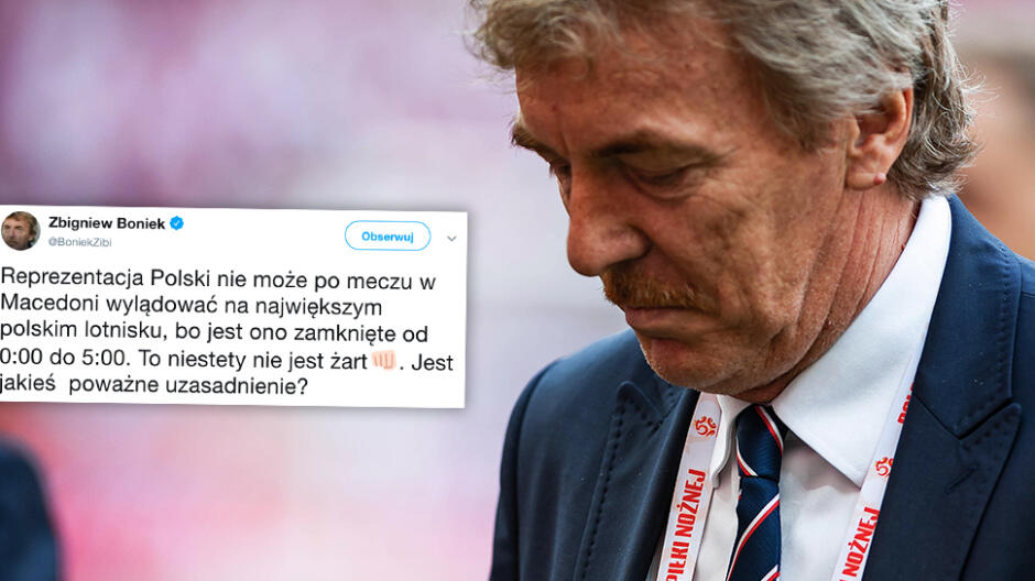 Cisza nocna pokrzyżowała plany polskiej reprezentacji. Boniek: to niestety nie jest żart
