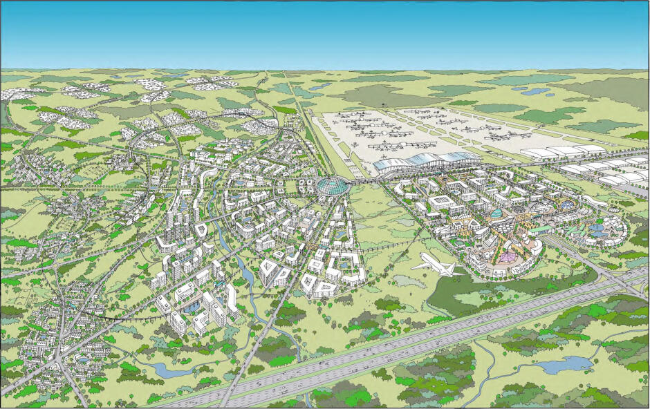 Firma Benoy zaproponowała zbudowanie Airport City