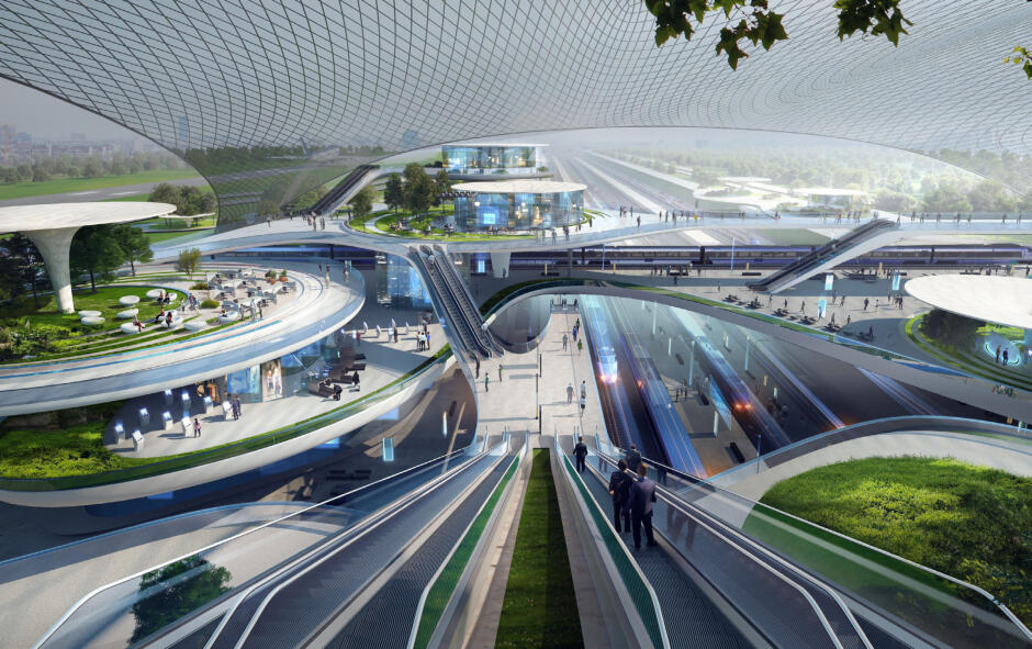 Wizja brytyjskiej firmy Zaha Hadid Architects - trzecia koncepcja