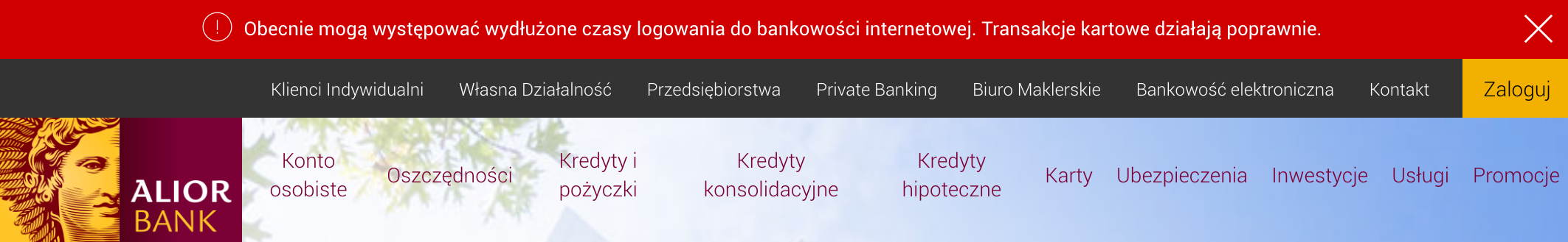 Alior Bank, Bank Pocztowy informują o awariach. Klienci z problemem w dostępie do konta
