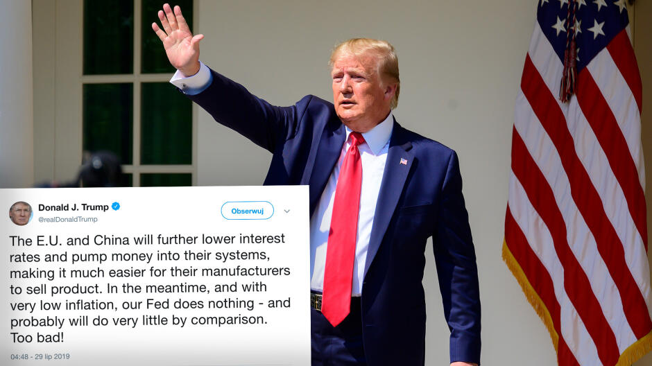 Donald Trump: nasz Fed nie robi nic