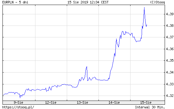 Złoty traci. Euro, frank, dolar, funt - notowania w czwartek