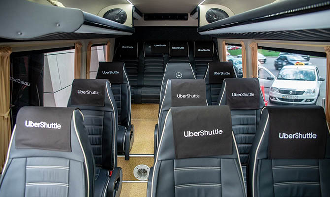 Uber Shuttle прекращает работу в Киеве