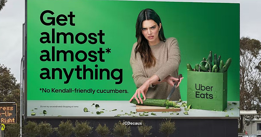 Uber Eats победил Кендалл Дженнер и огуречный мем