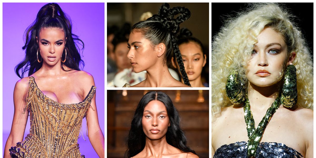 Все лучшие прически из подиумов весны 2023 года