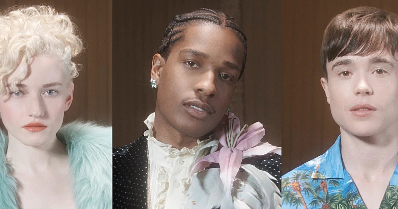 A$AP Rocky, Джулия Гарнер и Эллиотт Пейдж в новой рекламной кампании Gucci Guilty