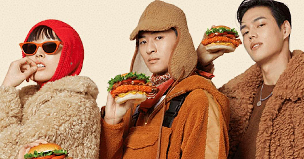 Burger King положил начало тренду на коричневый цвет в Южной Корее.