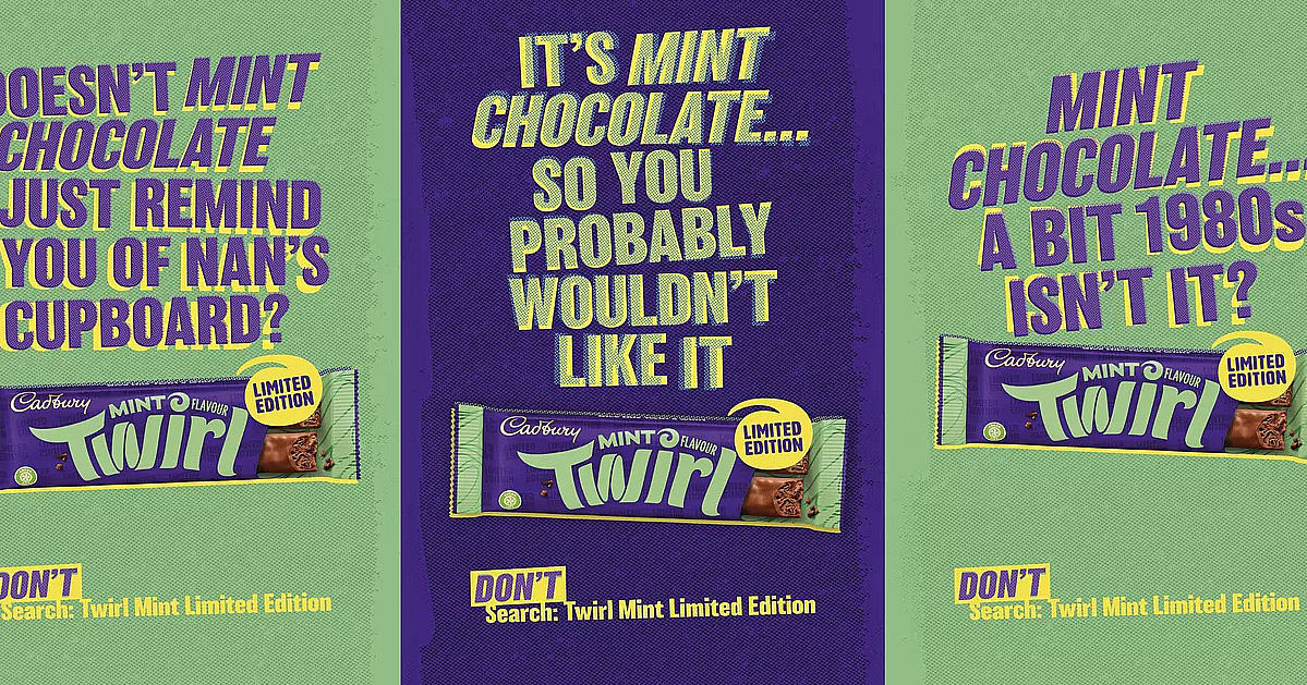 Cadbury предупреждает потребителей не взаимодействовать с рекламой