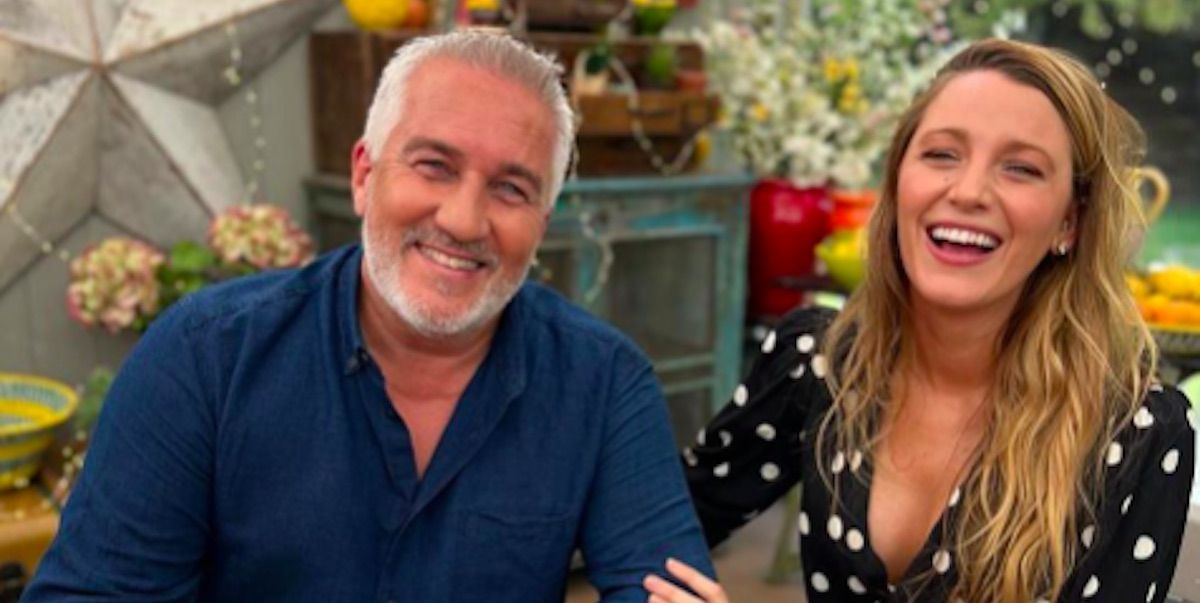 Блейк Лайвли и Райан Рейнольдс посетили съемочную площадку Great British Bake Off.