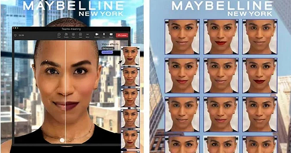 Виртуальный макияж от Maybelline и Microsoft