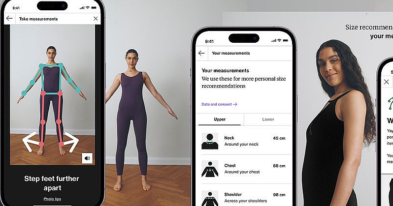 Zalando вводит функцию измерения тела клиента