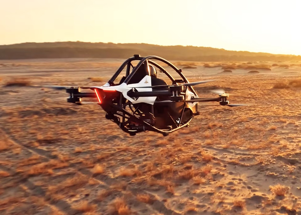 Начато производство летающего одноместного мультикоптера Jetson One