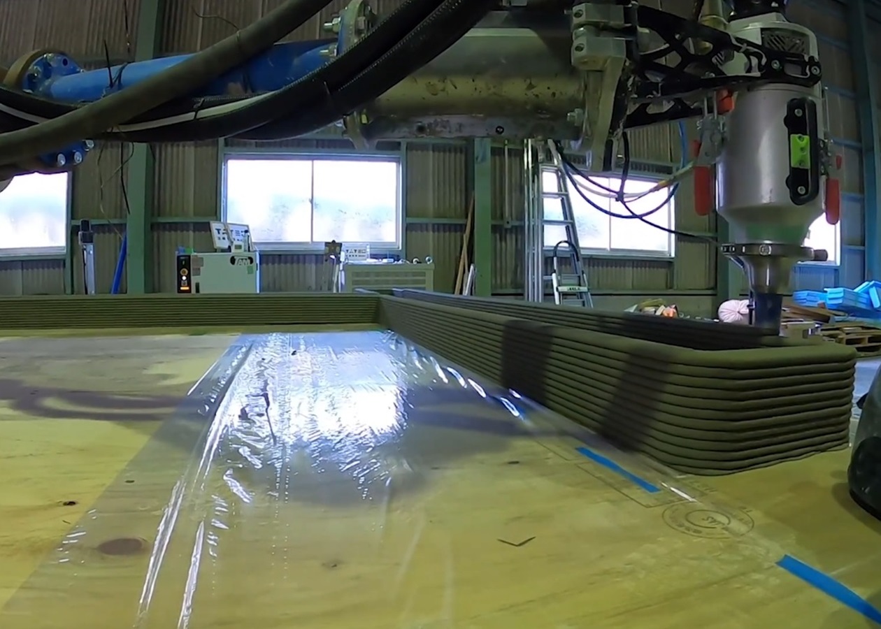 В Японии за 6 часов с помощью 3D-принтера построили железнодорожную станцию