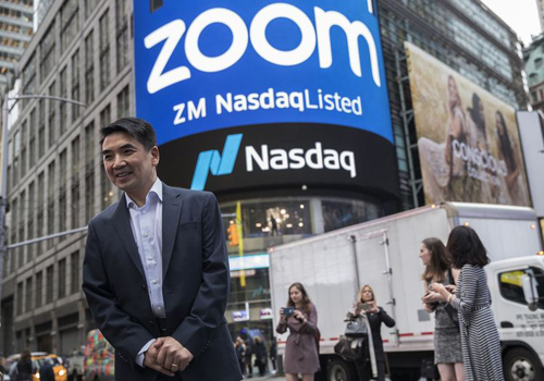 CEO Zoom - Eric Yuan. Ảnh: Bloomberg