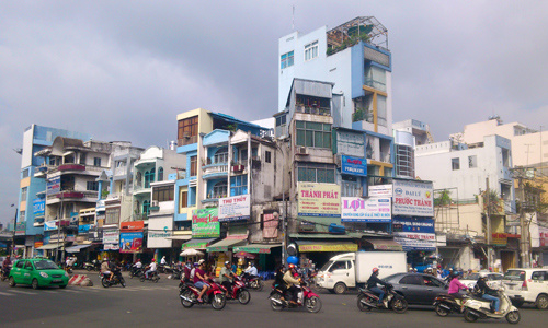 Giá thuê mặt bằng nhà phố tại Sài Gòn leo thang