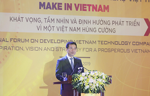 Bộ trưởng Thông tin & Truyền thông Nguyễn Mạnh Hùng. Ảnh: Ngọc Thành