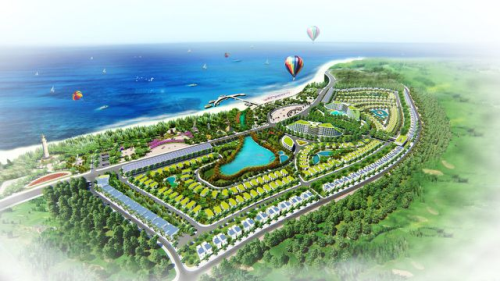 AE Resort Cửa Tùng, Quảng Trị là phức hợp giải trí và nghỉ dưỡng, có quy mô hơn 36 ha với tổng vốn đầu tư gần 2.000 tỷ đồng của Tập đoàn AE.