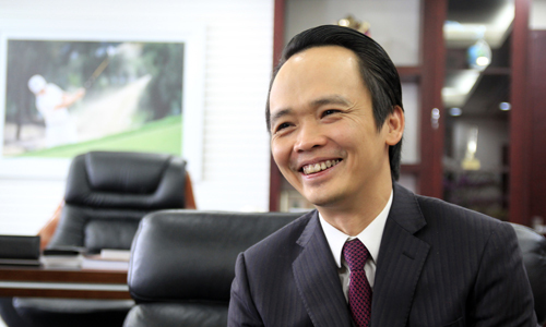 Chủ tịch FLC Trịnh Văn Quyết. Ảnh: Anh Tú