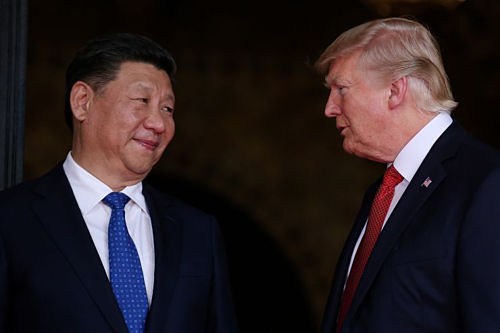 Chủ tịch Trung Quốc Tập Cận Bình và Tổng thống Mỹ Donald Trump. Ảnh: Reuters