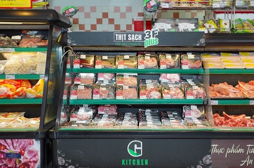 Thương hiệu thịt sạch G hiện có mặt tại nhiều chuỗi siêu thị cao cấp và các nhà hàng 5 sao.