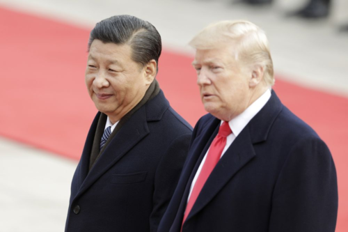 Chủ tịch Trung Quốc - Tập Cận Bình và Tổng thống Mỹ - Donald Trump. Ảnh: Bloomberg