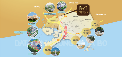 Phú Mỹ Gold City sở hữu vị trí thuận lợi. 